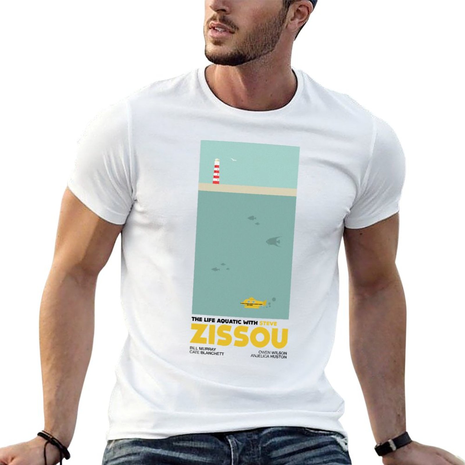 Aquatic Sports Wear - T-shirt The Life Aquatic (con Steve