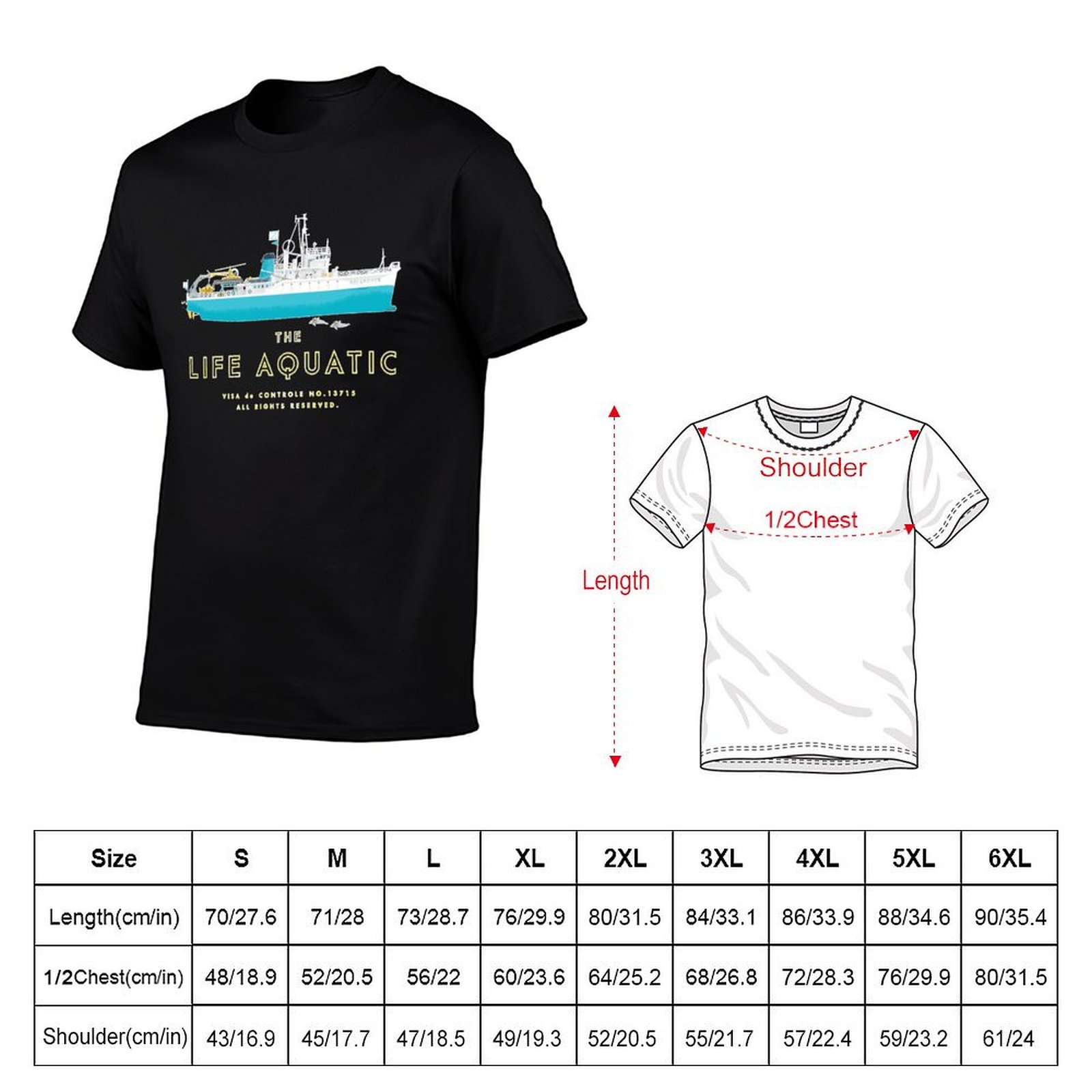 T-shirt The Life Aquatic With  - Aquatic Sports Wear recensione e prezzo